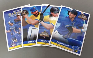 2023 Brisbane Bandits - COVER CARD - SAM HOLLAND - MITCH NILSSON - LOGAN WADE - Picture 1 of 9