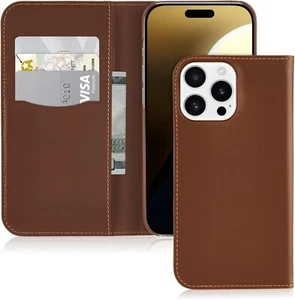 Coach iPhone 16 Pro Max Signature Canvas Wallet Folio Case Hazelnut NEW - Picture 1 of 8