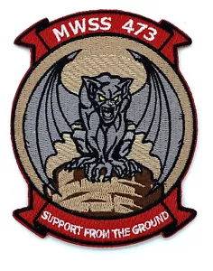 MWSS-473 Gargoyles "Support From The Ground" Patch - zum Aufnähen, 4" - Bild 1 von 1