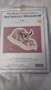 Design Connection Southwest Memories Coperta Teschio Contato Punto Croce Kit - Foto 1 di 2