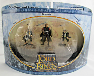 Boromir, Merry, Pippin Battle Figures Attack At Amon-hen The Lord Of The Rings