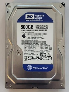 WD5000AAKS-402AA0, DCM: HGRNHTJAHN,AUG 2011, Western Digital 500Gb 3.5" Sata HDD - Foto 1 di 2