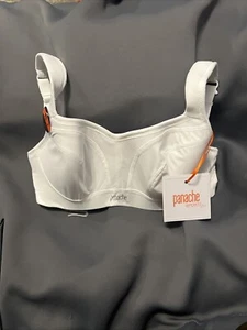 Panache Sport Bra 30D #5021 White Underwire NWT - Picture 1 of 5