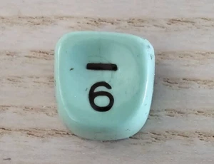 Genuine Original Hermes Baby 3000 Typewriter Key - 6 \  FREE SHIPPING - Picture 1 of 2