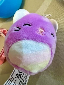 Squishmallows Cienna Cat Unicorn Rainbow Plush Stuffed Animal Squishville Toy - Picture 1 of 24