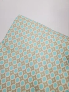 Bonnie & Camille Fabric Miss Kate Moda Polka Dots Aqua Taupe Sew Quilt ONE YARD - Picture 1 of 1
