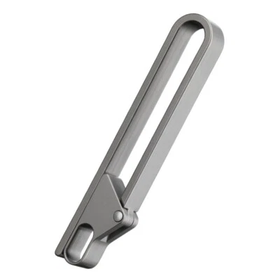 EDC Titanium Alloy Quick Buckle Detach Belt Waist Hanging Keychain Key Ring Tool - Image 1 of 4