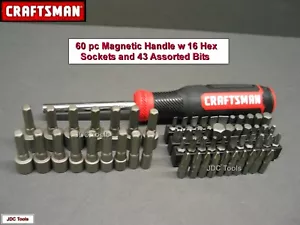 CRAFTSMAN HAND TOOLS 60pc Magnetic Torx Handle Screwdriver / Nut driver set !! - Picture 1 of 1