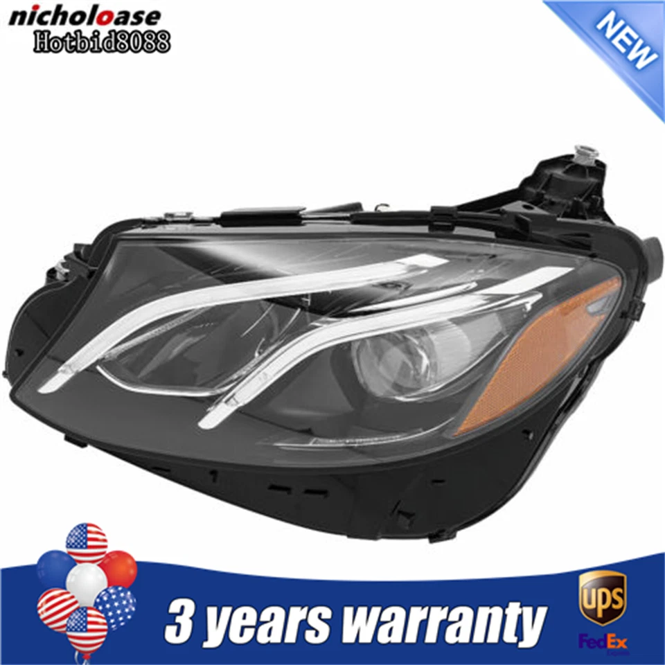 For 2017-2020 Mercedes-Benz E-Class E300 W213 LED Headlight Left Driver Side LH Foto 1 de 4