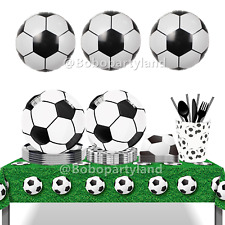 Football Birthday Decorations Party Supplies Tableware Set Children Kids Banner
