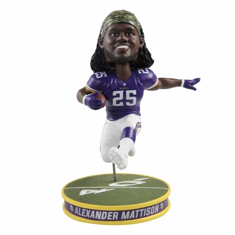 Alexander Mattison Minnesota Vikings Hurdle Bobblehead NFL Cover