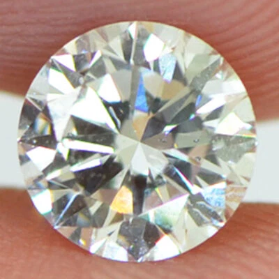 Diamante suelto redondo en forma de 0,92 quilates blanco certificado E/VS2 natural mejorado Foto 1 de 4