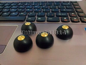 4pc HiFi Wood 23*12mm Speaker Stand Spike Base Pad Isolation Feet natural sound - Picture 1 of 3