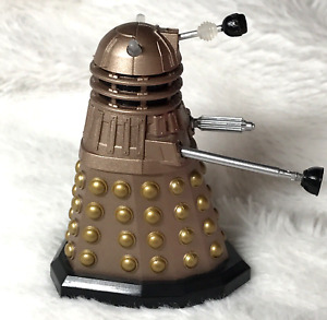 Doctor Who Adventures Gold Bronze Dalek & Plunger 2013 Version 2" Figure Rare