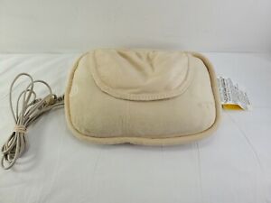 Homedics Therapist Select SP-10H Shiatsu Pillow with Heat, Beige Massage Pillows
