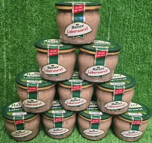 (17,25€/kg) 10x Keunecke Harzer Hausmacher Wurst LEBERWURST 200g Glas Versand0€! - Bild 1 von 14