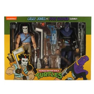 Neca TMNT / Teenage Mutant Ninja Turtles - Casey Jones vs. Foot Soldier - MISB - Bild 1 von 4