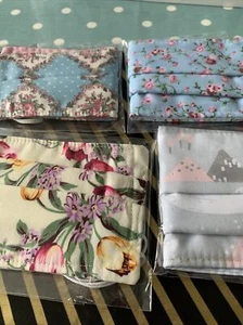 Blue Ditsy Floral Blue Floral  Grey  Swans and Cream Floral - Picture 1 of 1