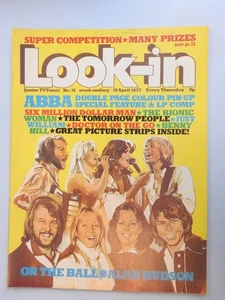 Look-in Magazine #16 - 16th Apr 1977 - Abba Tomorrow People Bionic Woman ++ - Picture 1 of 3