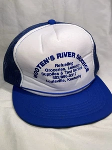 Vintage Wooten’s River Service Fuel Grocery Laundry Louisville Kentucky blauer Hut - Bild 1 von 8