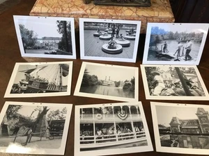 9 Vintage Old Photos DISNEYLAND 1962 w/ FLYING SAUCER RIDE +More - Picture 1 of 13