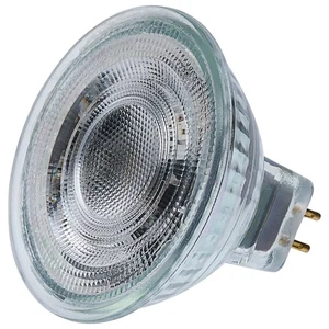 Satco Lighting S12364 5.5 Watt Dimmable MR16 GU5.3 LED Bulb- 500 - Clear - Picture 1 of 3
