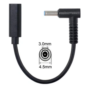 Type-c female to DC 4.5mm x 3.0mm Power PD Fast Charge Cable For HP Laptop B - Zdjęcie 1 z 12