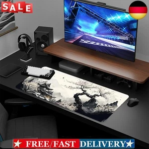 Gaming-Mauspad große Schreibtischunterlage rutschfeste Gummiunterseite Mauspad ( - Photo 1/9