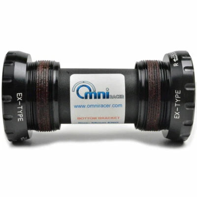 OMNI Racer WORLDS LIGHTEST Bottom Bracket Fits SRAM GXP, TRUVATIVE: 80g: Black - Image 1 of 4