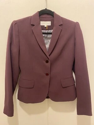 BLAZER CIRUELA CALVIN KLEIN TALLA 2P CLÁSICO ABOTONADO/BOLSILLOS Foto 1 de 4