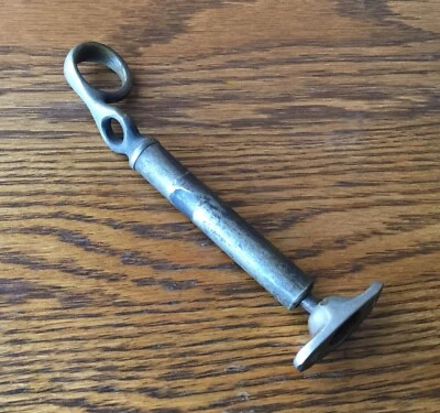 MANGO DE PESTILLO DE CAPUCHA de colección antiguo temprano años 20 1930  Foto 1 de 4