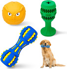 Dog Chew Toys for Aggressive Chewers, 3 Pack Tough Dog Toys, Indestructible Dog 