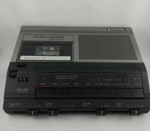 Sanyo MEMO-SCRIBER TRC-7500A Mini cassette Dictating Transcribing UNTESTED as is - Picture 1 of 5