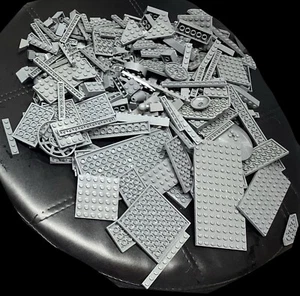 300 Pieces o Dark Bluish Gray Lego Lot Assorted Legos Plates Bricks Variety Huge - Picture 1 of 2