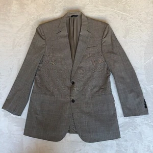 Brooks Brothers Madison Blazer Men Size 42L W 36 Plaid Brooks Cool Full Canvas - Picture 1 of 16