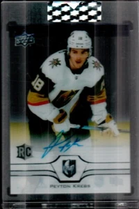 2020-21 Upper Deck Clear Cut Hockey Peyton Krebs Rookie Autograph VGK - Picture 1 of 1