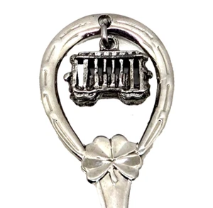 3 1/2" Cable Car Souvenir Spoon San Francisco California USA Collectible Vintage - Picture 1 of 4