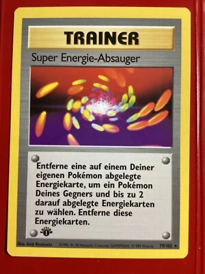 Pokémon GERMAN 1st Edition Super Energy Removal (SUPER ENERGIE-ABSAUGER) #79 - Image 1 of 2