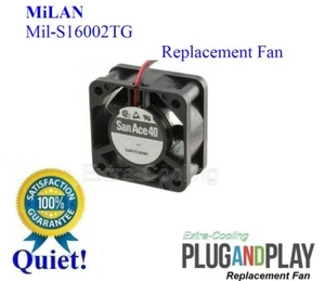 1x Ventilador de repuesto silencioso para MiLAN Mil-S16002TG Sunon o San Ace bajo ruido - Imagen 1 de 4