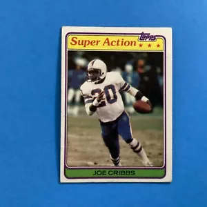 1981 Topps Super Action Joe Cribbs #103 Vg - Picture 1 of 2
