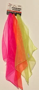 Air Traffic Juggling Scarfs 3 Colors 100% Nylon ATAJ Approved Vintage NOS - Picture 1 of 3