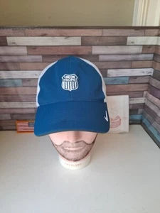 Cappello Nike Golf Berretto Union Pacific NLRSU Flex Fit Mess Blu Taglia S/M Bianco Cappello Berretto - Foto 1 di 10