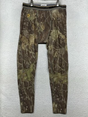 Under Armour Hunting Leggings Mens 2XL XXL Brown Camo Mossy Oak Outdoor - Image 1 of 4