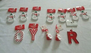Ganz Natale Personalizzato Nome Ornamento Elfo sullo Scaffale e Iniziale O U-pick - Foto 1 di 48