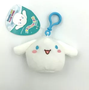 Squishmallows Kellytoy Sanrio Mini Plush 3.5" Cinnamoroll Clip On Key Chain NWT - Picture 1 of 2