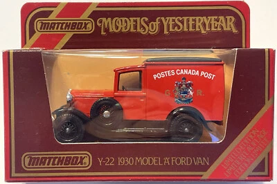 Matchbox Models Of Yesteryear 1930 Model A Ford Postal Van Y22 New From 1984 - Image 1 of 4