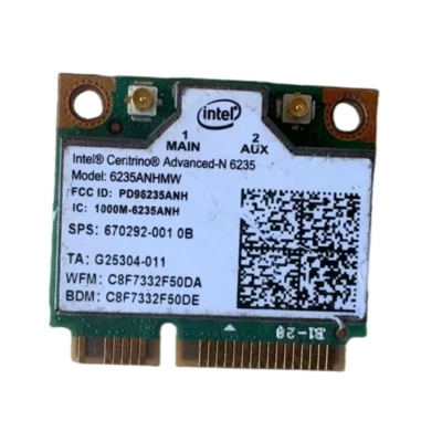 Intel centrino advanced-n 6235ANHMW Wireless+ BLUETOOTH 4.0 WiFi MINI CARD 5GHZ - Image 1 of 2