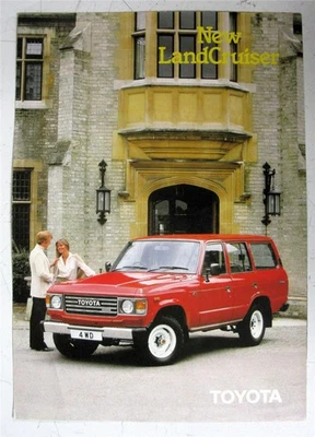 TOYOTA Land Cruiser Car Sales Brochure 1982 #00000-90278-BR - Image 1 of 4