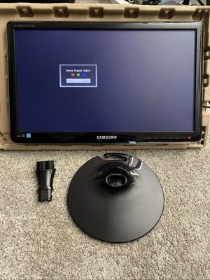 Samsung SyncMaster SA350 S20A350B Black 20” VGA/DVI Widescreen LED LCD Monitor - Image 1 of 4