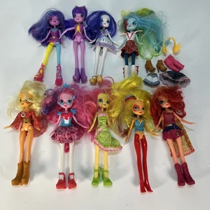 My Little Pony Equestria Girls 9 Dolls Bundle Some Accessories - Picture 1 of 12